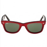 rayban 2010 eyewear Wayfarer Kırmızı Çerçeveli güneş gözlüğü