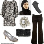 tesettürlü kombinler tesettüre uygun kıyafetler tesettür giyim gri siyah hijab türban modelleri stilleri 2010 2011 tesettür modası kombin resimleri