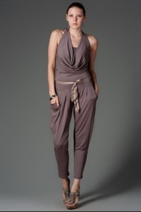 vizon rengi kuşaklı tulum