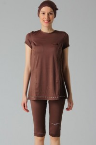 havuz için tesettür mayo