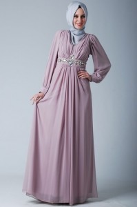 2012 tesettürlü abiye elbise modelleri