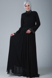 en güzel tesettürlü abiyeler