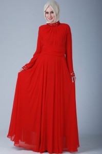 kına gecesi için tesettür elbise modelleri