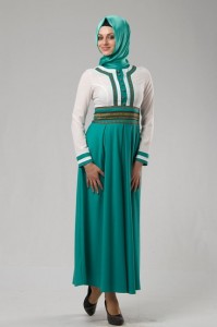 2012 tesettür modası elbise