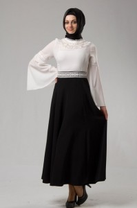 abiye tesettür elbise modelleri