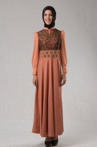 yavruağzı tesettür abiye