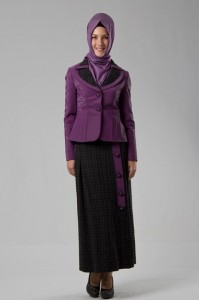 TUĞBA VENN mor takım elbise