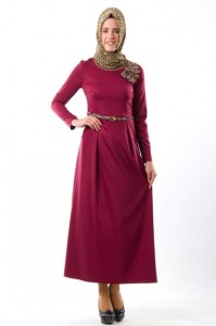 bordo elbiseler 2013