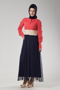 eteği tüllü elbise