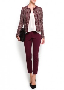 günlük bordo kombinler