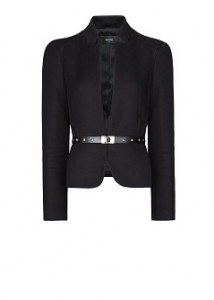 kemerli şık blazer ceket