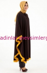 ferace by arzu ergen tasarımı feraceler 15 şık kahverengi ferace