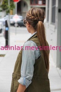 günlük saç örgüsü