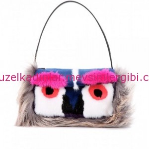 tüylü baykuş çanta