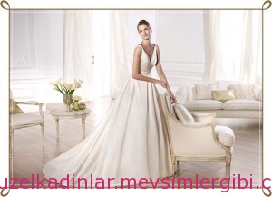en güzel gelinlik modelleri ODINA A pronovias 2014 koleksiyonu