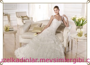 en güzel gelinlik modelleri OLEIRO A pronovias 2014 koleksiyonu