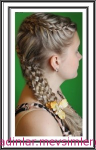 güzel ve farklı saç örgüleri hair braid001 2014 kadın kız çocuk saç modası