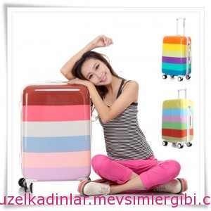 pembe bayan valizleri 007 2014