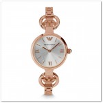 yeni sezon altın rengi tonlarında kadın saat modelleri EMPORIO ARMANI ar1773 fiyati henuz belli degil