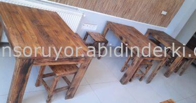 Temiz kullanılmış ikinci el çay ocağı masa sandalyesi FİYATI: 850 TL