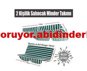 Çıkma Salıncak 2 Kişilik Tenteli  Bahçe Salıncak 350 TL