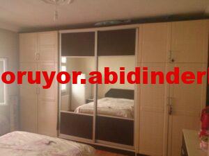ikinci el yatak odası dolabı sürgülü kapaklı 2500 TL