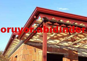 Sıfır çatı oluğu ihtiyaç fazlası çıkma çatı olukları