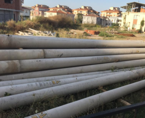 ISITMALI HAYVAN ÇADIRI TEMİZ DURUMDA ÇIKMA ÇADIR 6 Çıkma beton elektrik direği (sıfır gibi yeni durumda)