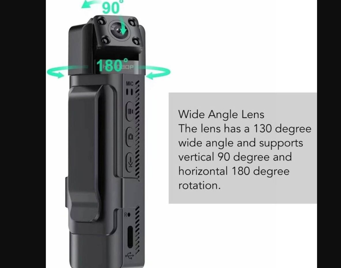 WiFi Baglantili Yaka Kamerasi 1080P 2